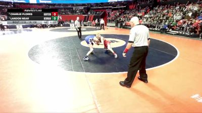 1A 106 lbs Quarterfinal - Landon Near, Sterling (Newman Central Catholic) vs Charlie Flores, Hoopeston (H. Area)