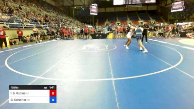 126 lbs Rnd Of 64 - Steven Robles, AZ vs Benjamin Scheiner, MD