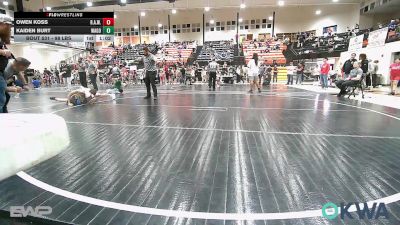 98 lbs Rr Rnd 2 - Owen Koss, R.A.W. vs Kaiden Burt, Wagoner Takedown Club