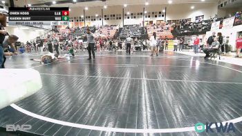 98 lbs Rr Rnd 2 - Owen Koss, R.A.W. vs Kaiden Burt, Wagoner Takedown Club