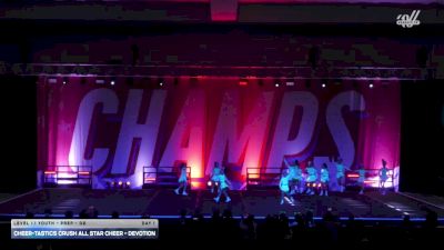 Cheer-tastics Crush All Star Cheer - Devotion [2025 L1.1 Youth - PREP - D2 Day 1] 2025 CHAMPS Grand Nationals