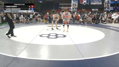 165 lbs Quarters - Aiden Arnett, Illinois vs Jared Remington, Texas