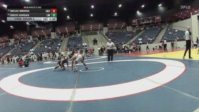 133 lbs Cons. Round 3 - Erick Vargas, Lindsey Wilson (Ky.) vs Micah Medina, Unattached