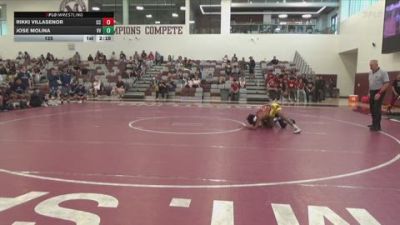 125 lbs Semis & 3rd Wb (16 Team) - Jose Molina, Victor Valley vs Rikki Villasenor, Cerritos