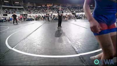 110 lbs Quarterfinal - Yareli Flores, Bristow Elementary Wrestling Club vs Madisson Lopez, Blue Devil Wrestling