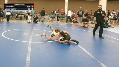 63 lbs Cons. Sub-semis - Levi Barry, Texasports Wrestling vs Moses Smith, Nolf Wrestling Academy