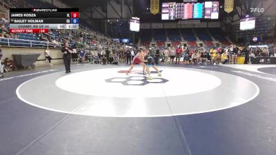 157 lbs Champ. Rd Of 64 - James Kosza, FL vs Bailey Holman, CA