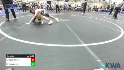 110 lbs Consi Of 4 - Kohen Mcbride, Grover Rains Wrestling Club vs Clayton Hooper, Husky Wrestling Club