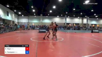 170 kg Quarterfinal - Aiden Vega, Garage Boyz Wrestling vs Cody Thompson, Savannah Wrestling Center