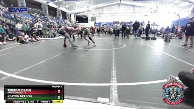 130 lbs Round 3 (4 Team) - Keaton Nelson, Midwest Gold vs Tiberius Deane, Kansas Mayhem