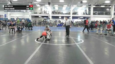 77 lbs Round Of 16 - Kai Welch, Smittys Wrestling Barn vs Tegan Rehm, Team Tugman