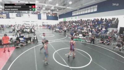 120 lbs Champ. Round 2 - Maximus Fregoso, Threshold Wrestling Club vs Elijah Ramirez, Livewire