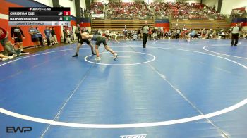 120 lbs Quarterfinal - Christian Cue, Sapulpa vs Nathan Feather, Sand Springs HS