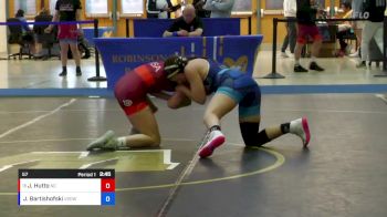 57 lbs Cons. Round 1 - Jo-Ellen Hutto, North Carolina vs Josie Bartishofski, Victory School Of Wrestling