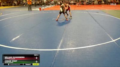 110 lbs Quarterfinal - Conor Voigt, Grand Rapids vs William Guggisberg, Redwood Valley