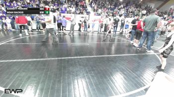 49 lbs Round Of 16 - Barrett Perkins, Owasso Takedown Club vs Noah Backus, Newkirk Takedown Club
