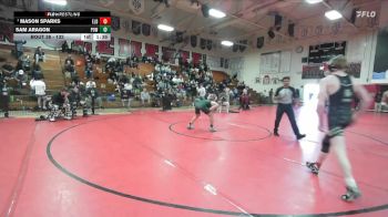 132 lbs Quarterfinal - Mason Sparks, El Dorado vs Sam Aragon, Poway