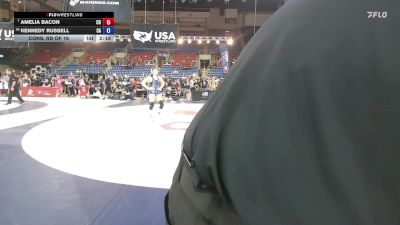 120 lbs Cons. Rd Of 16 - Amelia Bacon, CO vs Kennedy Russell, CA