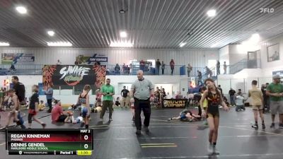 70 lbs Cons. Semi - Dennis Gendel, Marlboro Middle School vs Regan Kinneman, Phoenix