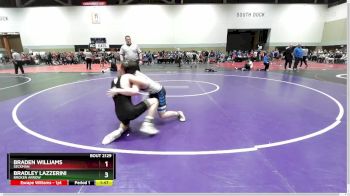 132 lbs Champ. Round 1 - Braden Williams, Seckman vs Bradley Lazzerini, Broken Arrow