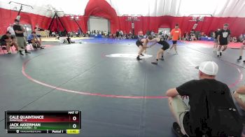 126 lbs Quarters & Wb (16 Team) - Jack Akkerman, Wisconsin Rapids vs Cale Quaintance, Marathon