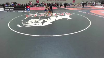 145 A 1st Place Match - Elise Twait, University Of Providence vs Olivia Davis, Unattached
