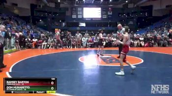 106 lbs Semis & 1st Wrestleback (8 Team) - Ramsey Barton, Yorkville (H.S.) vs Dom Munaretto, St. Charles (East)