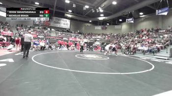 3A 285 lbs Champ. Round 1 - Nicholas Braga, Providence Hall vs Tevon Vakautakakala, Richfield