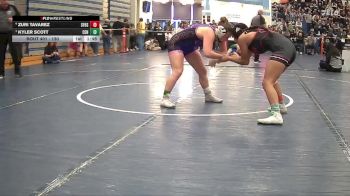 130 lbs Semifinal - Kyler Scott, Century High School vs Zuri Tavarez, South Fremont