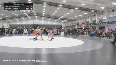 126 lbs Cons. Rd Of 16 - Connor Farmer, Missouri Championship Wrestling Academy vs Carter Hostetler, Young Guns Tennessee