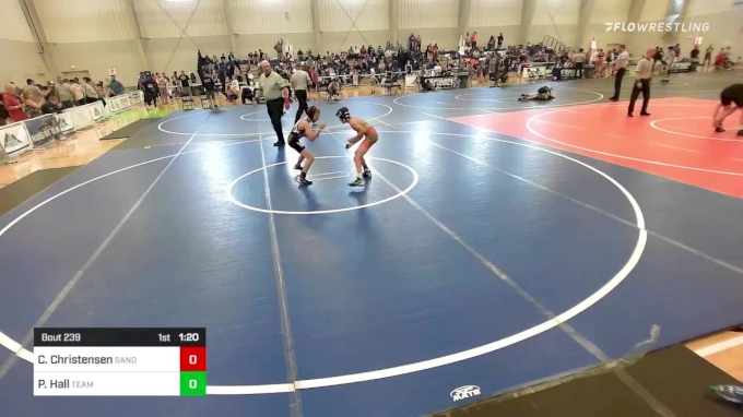 78 lbs Rr Rnd 3 - Cash Christensen, Sanderson Wr Ac vs Preston Hall ...