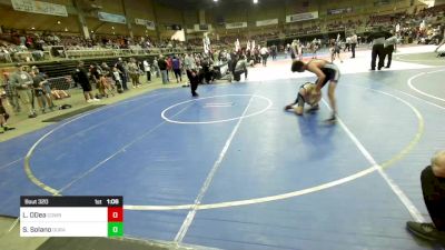 116 lbs Semifinal - Liam ODea, Cowboy Kids WC vs Sonny Solano, Duran Elite