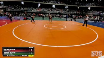 6A 120 lbs Quarterfinal - Derek Ruffin, Austin Vandegrift vs Talaal Habib, Plano East