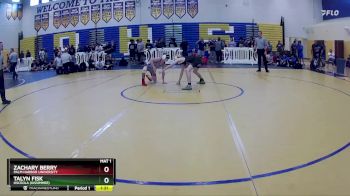 120 lbs Semifinal - Talyn Fisk, Osceola (Kissimmee) vs ZACHARY BERRY, Palm Harbor University