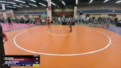 157 lbs Cons. Round 3 - Jet Rank, Tom Eagle Wrestling Academy vs Jaylen Martin, Spartan Mat Club