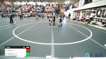 61 lbs Final - Kaycen Lillich, Grove Takedown Club vs Bradley Fletcher, Broken Arrow Wrestling Club