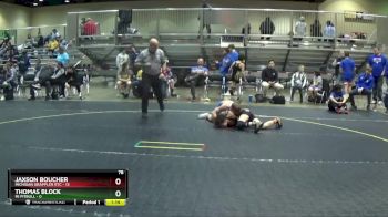 78 lbs Round 5 (6 Team) - Jaxson Boucher, Michigan Grappler RTC vs Thomas Block, Mi Pitbull