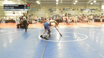 113 lbs Rr Rnd 2 - Danek Szczepanski, Hilltopper Wrestling Club - HSB vs Wesley Files, Hillbilly Hammers - HSB