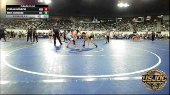 140 lbs Consi Of 8 #1 - Jordan Hedrick, Husky Wrestling Club vs Erik Marquez, OKC Saints Wrestling