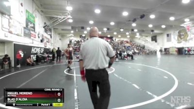 150 lbs Cons. Round 2 - Miguel Moreno, Rio Mesa vs Blas D`aloia, Chaffey