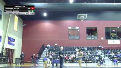 160 lbs Cons. Round 3 - Rihana Carson, Emory & Henry vs Arieana Bacon, Huntingdon
