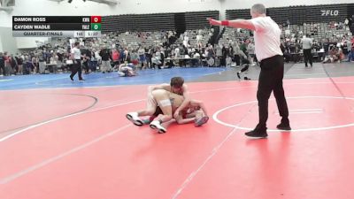 115-H lbs Quarterfinal - Damon Ross, Keystone Wrestling Academy vs Cayden Wadle, Yale Street