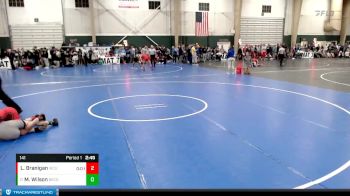 141 lbs Champ. Round 2 - Matt Wilson, Benedictine College vs Logan Branigan, Western Colorado University