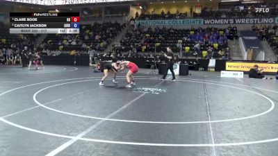 117 lbs Quarterfinal - Caitlyn Jackson, Lindenwood University vs Clare Booe, King University