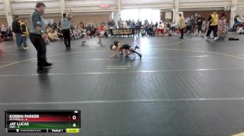46 lbs Round 1 (6 Team) - Korbin Parker, MI Pitbulls vs Jay Lucas, Ares