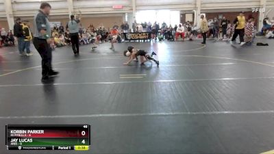 46 lbs Round 1 (6 Team) - Korbin Parker, MI Pitbulls vs Jay Lucas, Ares