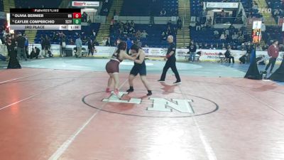 165 lbs 3rd Place - Olivia Bernier, Westford Academy vs Caylee Comperchio, Tri-County