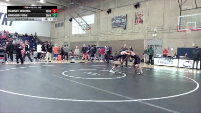 174 lbs Quarterfinal - Bridger Foss, Southern Oregon vs Ramsey Nishida, Southern Oregon