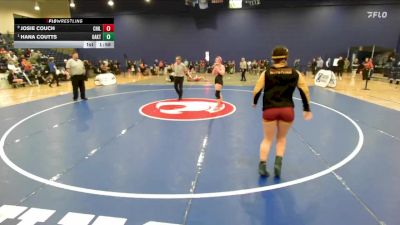 145 lbs Quarterfinal - Hana Coutts, Oakton vs Josie Couch, Chilhowie