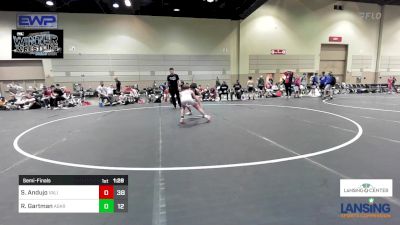 91 lbs Semifinal - Santino Andujo, Valiant Prep Wrestling Club vs Ryan Gartman, Askren Wrestling Academy - (B)